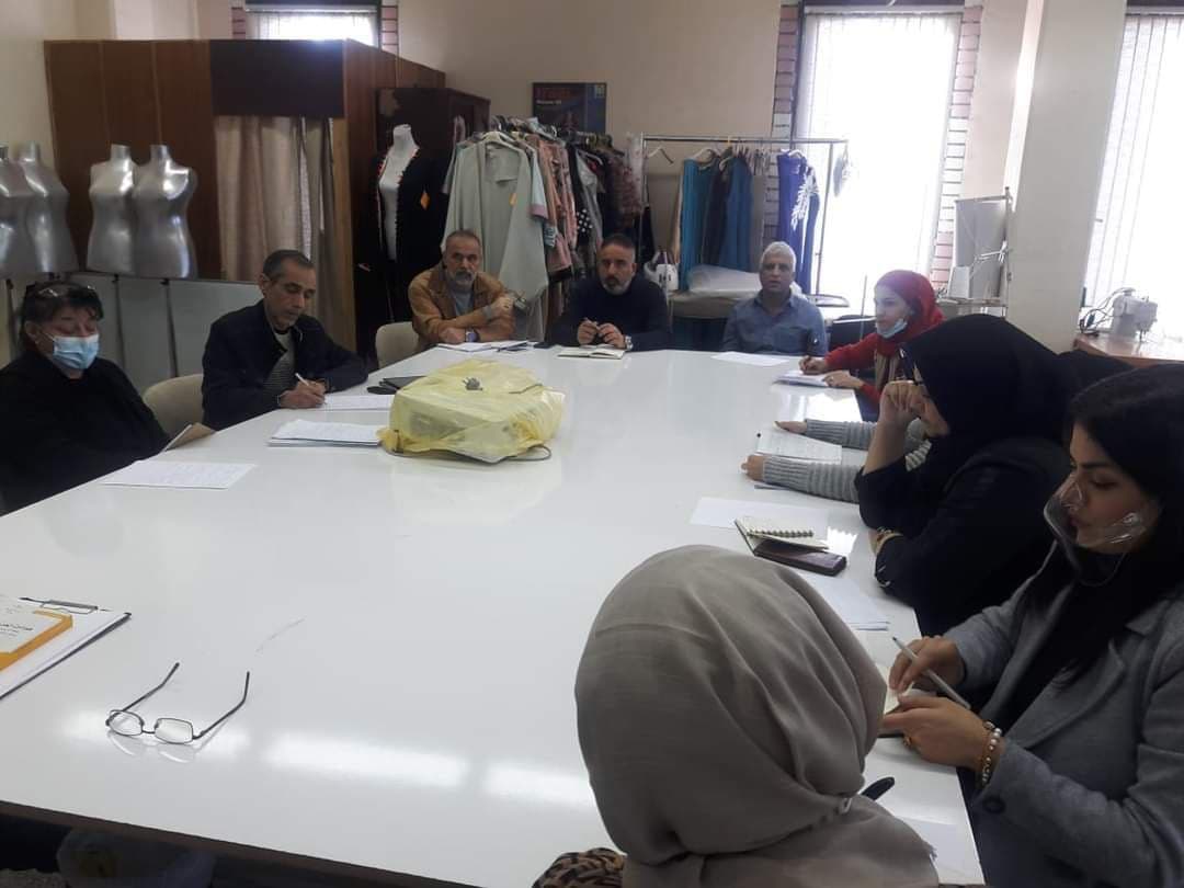 You are currently viewing The end of the fourth week of the development course for the employees of the Iraqi Fashion House, which is held at the Administrative Training and Development Center, which seeks to improve job perfo
