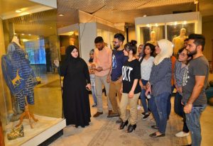 Read more about the article A tour of the students of the Fashion Training Center at the Iraqi Fashion House Museum