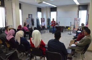 Read more about the article The conclusion of the community first aid workshop at the Iraqi Fashion House