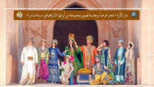 Read more about the article The fashion house performs a show and a photo session with a group of its historical costumes in the city of Samarra