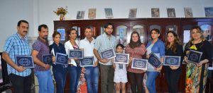 Read more about the article On the occasion of the Arab media: Certificates of appreciation to the participants of the high fashion house