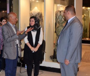 Read more about the article Former cultural adviser to the Ministry of Culture visits the Iraqi Fashion House