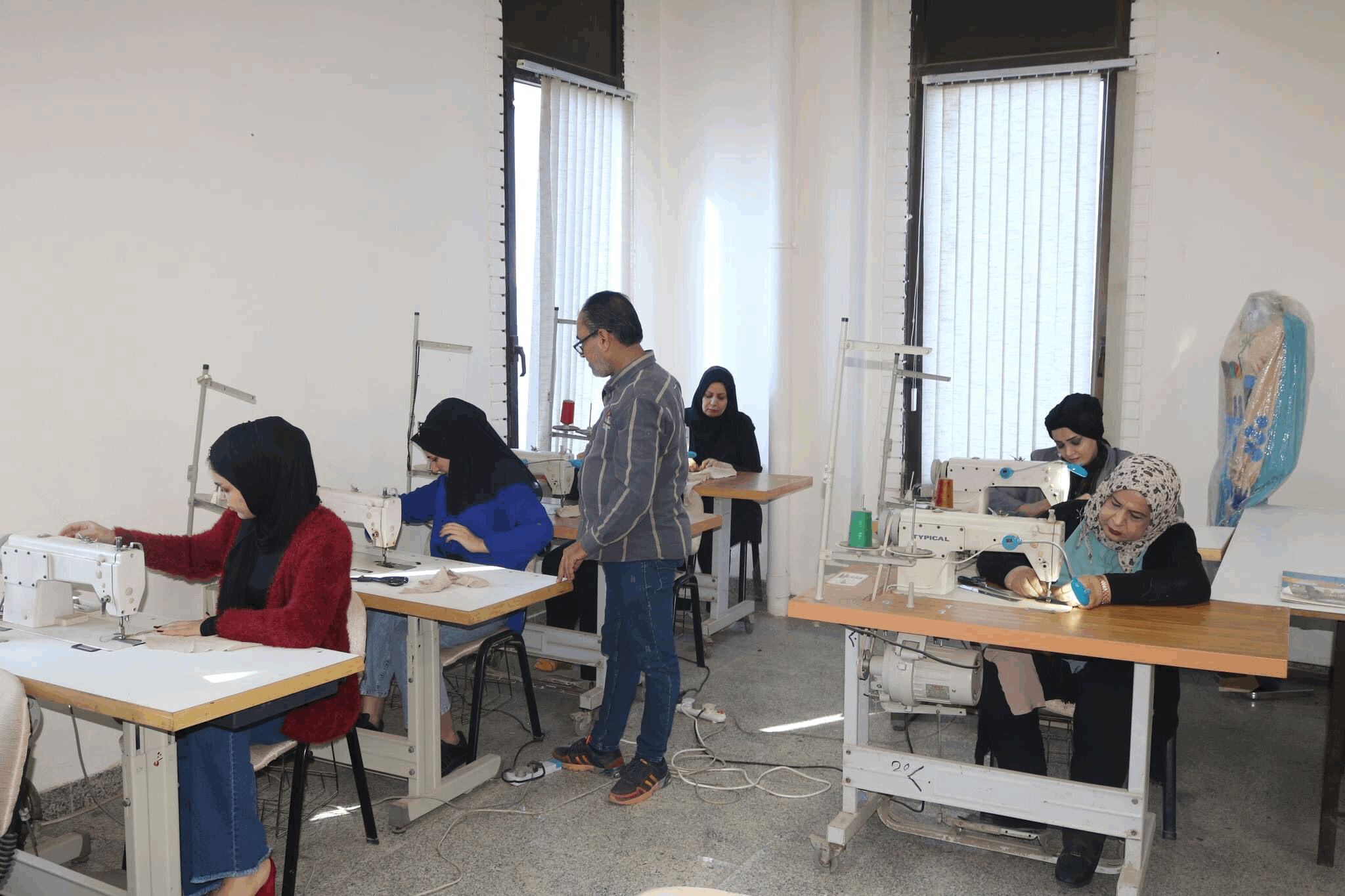 You are currently viewing Supervising the training and development center at the Iraqi Fashion House
