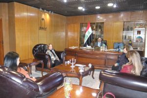 Read more about the article Iraqi Women’s League delegation at the Iraqi Fashion House