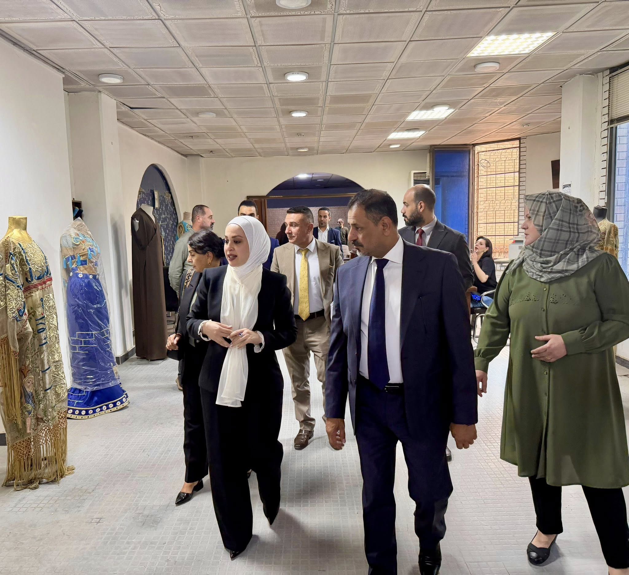 Read more about the article Towards a strategic partnership… The Iraqi House of Fashion welcomes the head of the Federation of Industries
